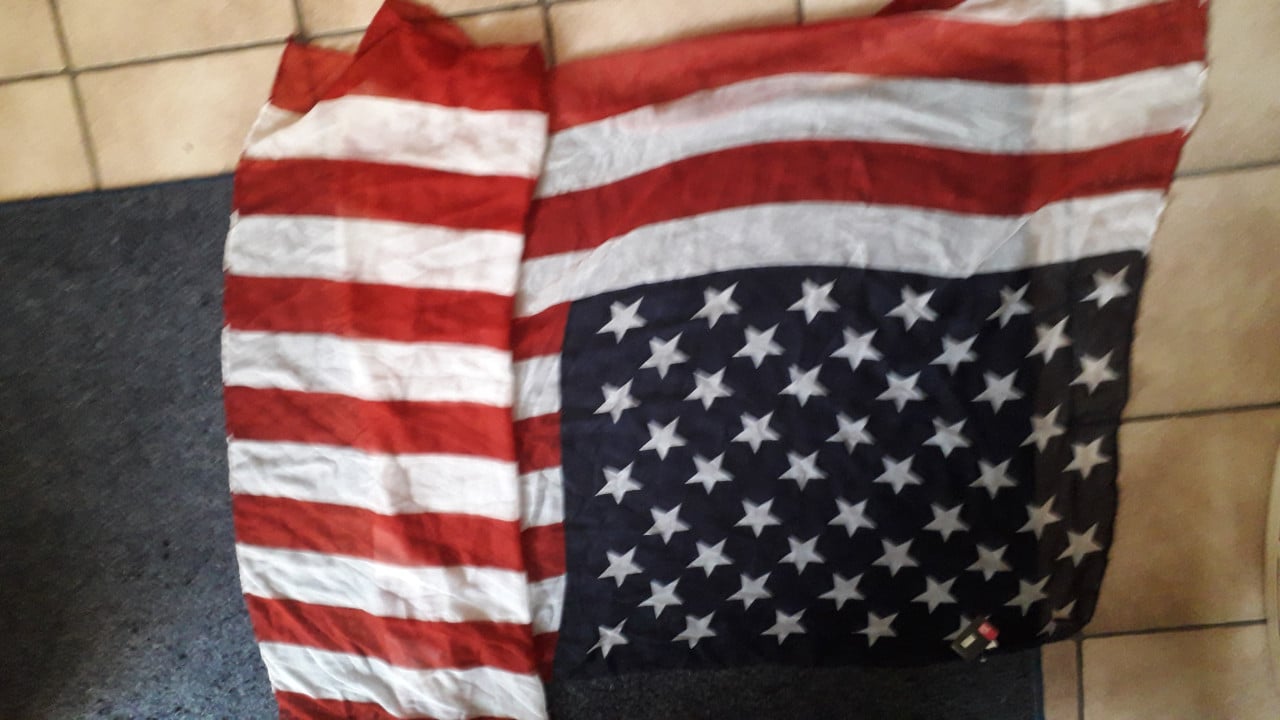 Shawl  sjaal   Amerikaanse vlag geliefd bij Harley Davidson rijders