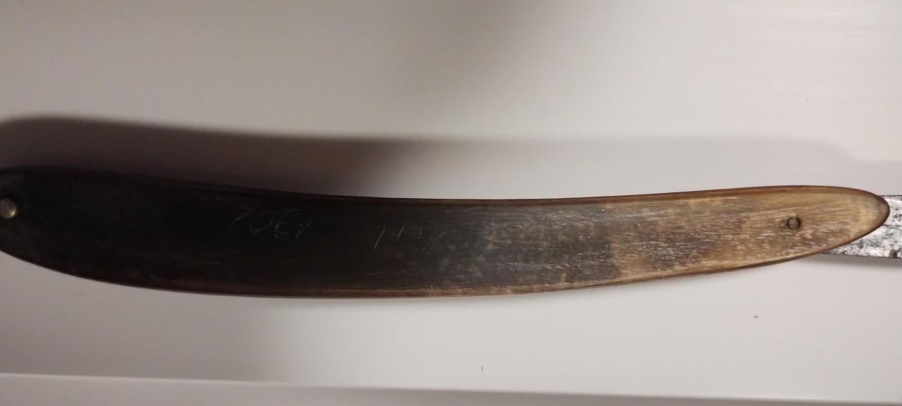 Barbiersmes, gebroeders PITTS 1930.