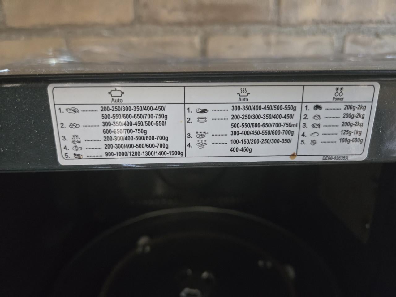 Samsung CE107MST-3 vrijstaande combimagnetron