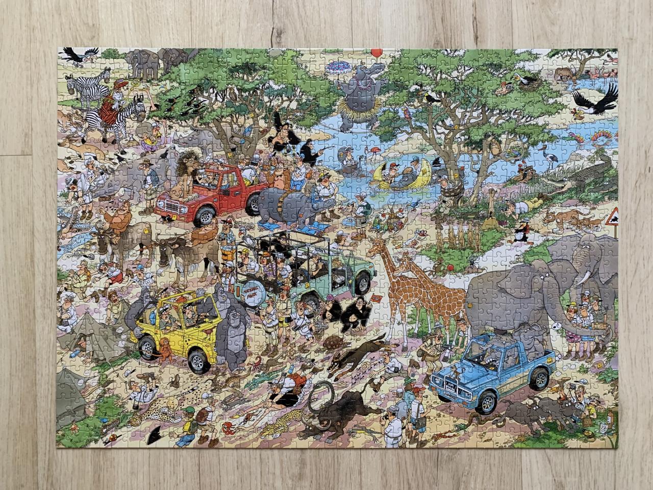 Jan van Haasteren Safari en The Storm 2x1000 stukjes