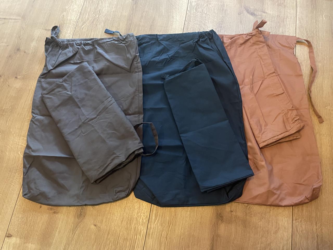 6 nieuwe opbergzakken