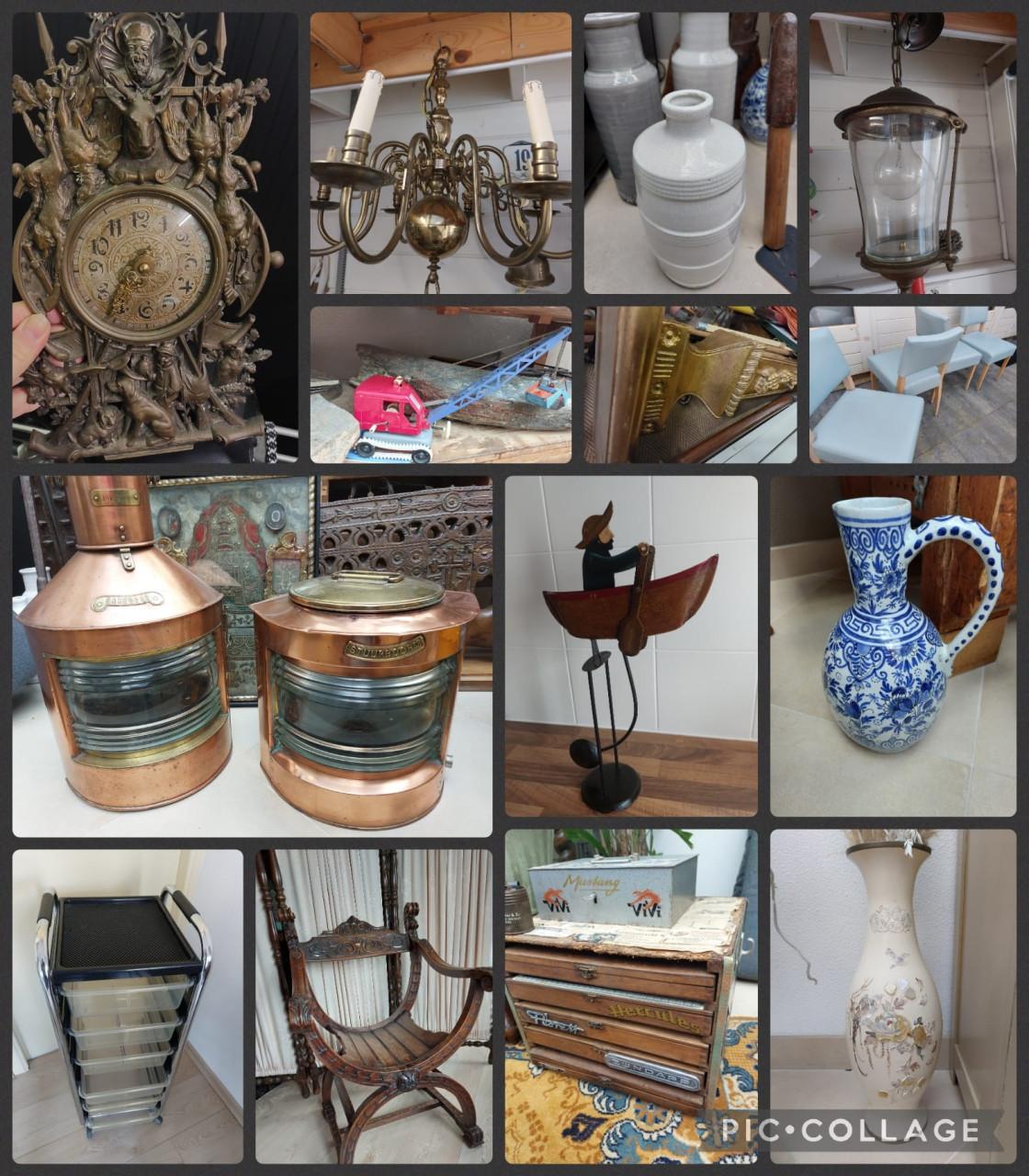 Het huis moet leeg. Schuurverkoop.