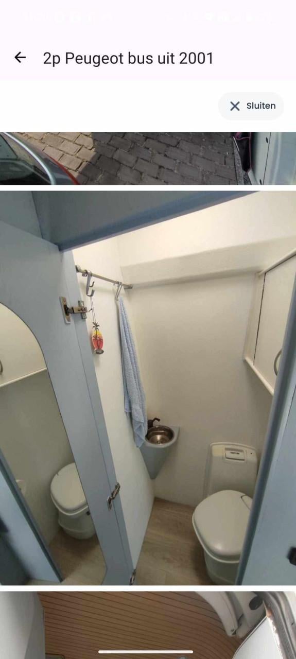 Peugeot Boxer camper uit 2001 met defecte motor