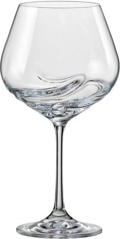 Rode wijnglazen 4 c