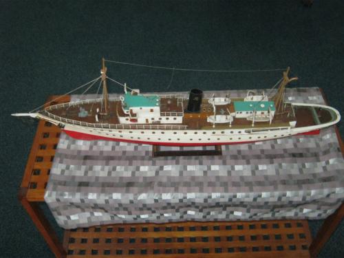 Modelschip DANEBROG.