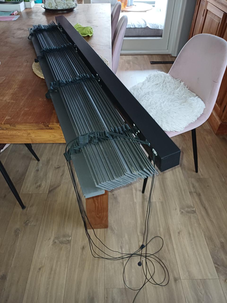 Luxaflex zwart hout