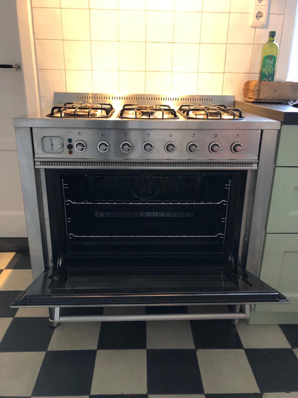 Boretti gasfornuis met toebehoren