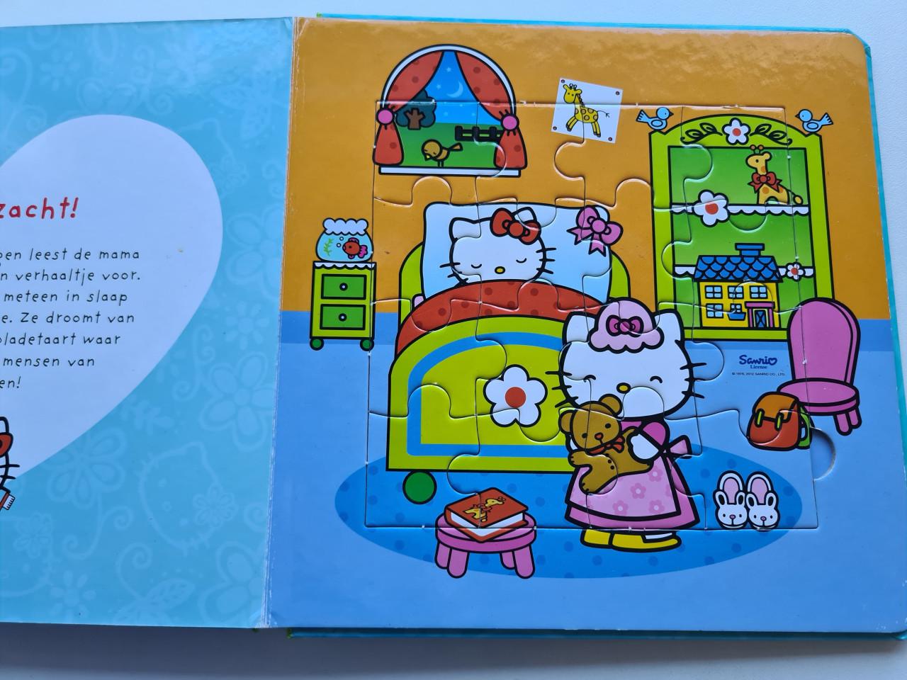 Puzzelboek van Hello Kitty - puzzelkriebels door Standaard Uitgeverij