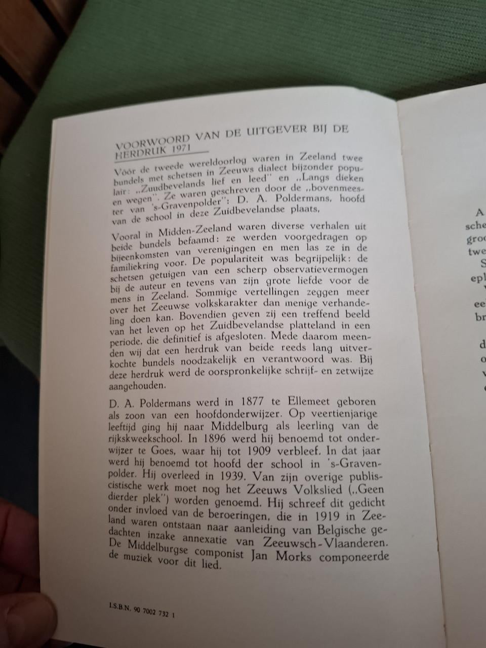 Zuud Bevelandsch lief en leed, door D. A. Poldermans