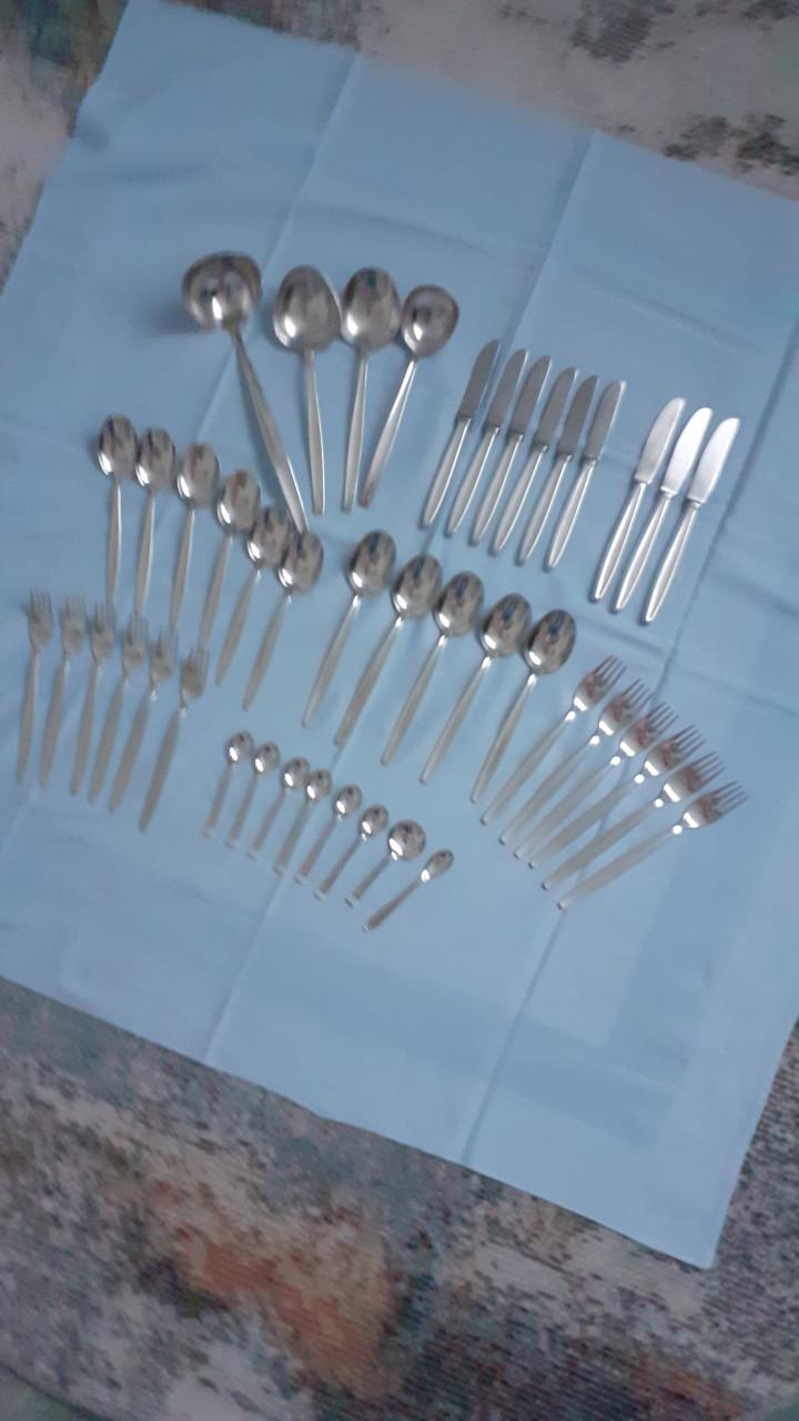 Verzilverd bestek/90. Merk: Nieuwpoort