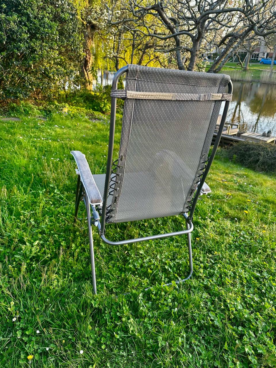 Tuinstoel relax, verstelbaar, merk Base Camp