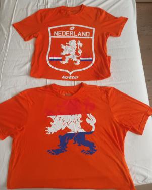 2 WK Oranje voetbalshirts schoon en in nieuwstaat