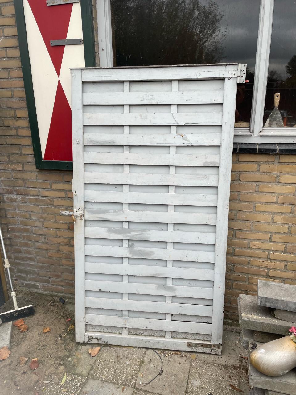 Houten poort. 180x98,5