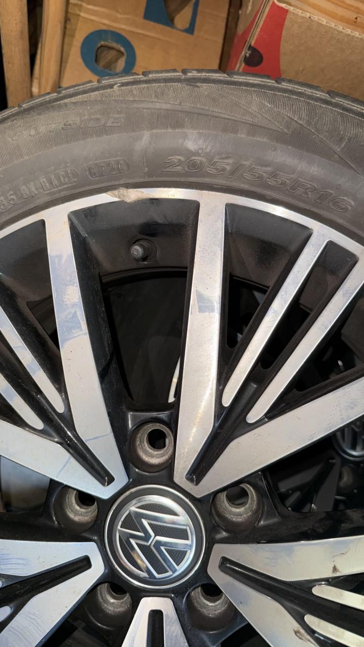 Auto banden + velgen volkswagen golf 1.7