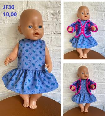 Poppenkleertjes baby born. Set. Opbrengst KiKa.