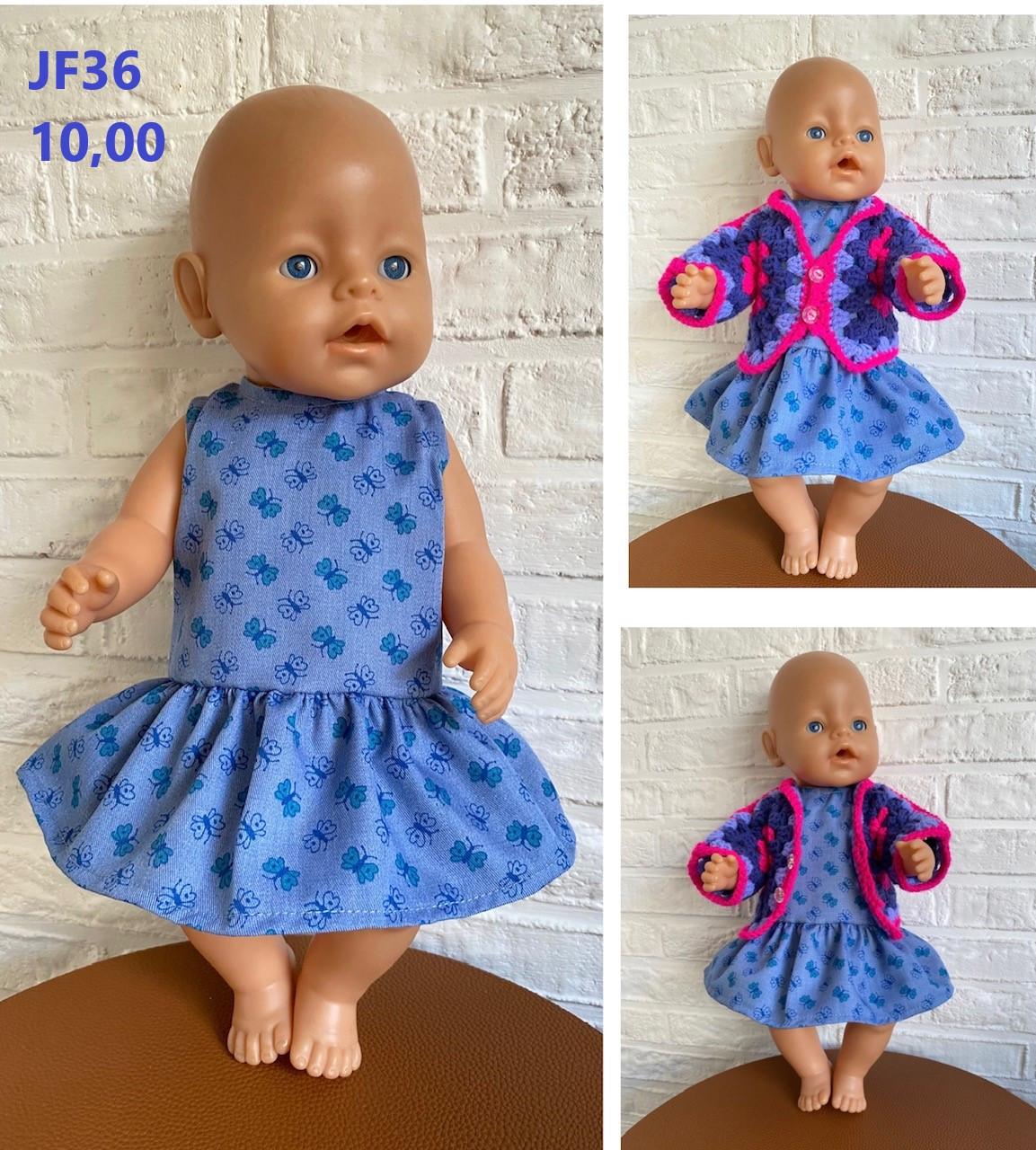 Poppenkleertjes baby born. Set. Opbrengst KiKa.