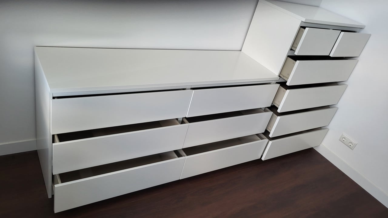 Diverse Slaapkamer Meubelen IKEA Serie Malm (wit)