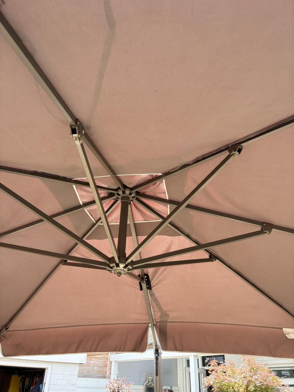 Solero Parasol lichtbruin 2.40 x 2.40