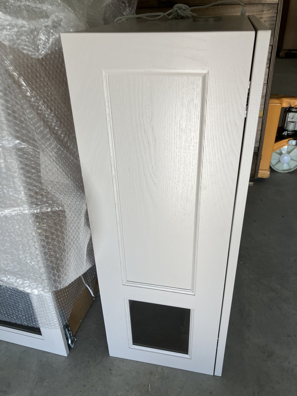 Keukenkastjes - nieuw! - 3 stuks - Met antiekglas en licht