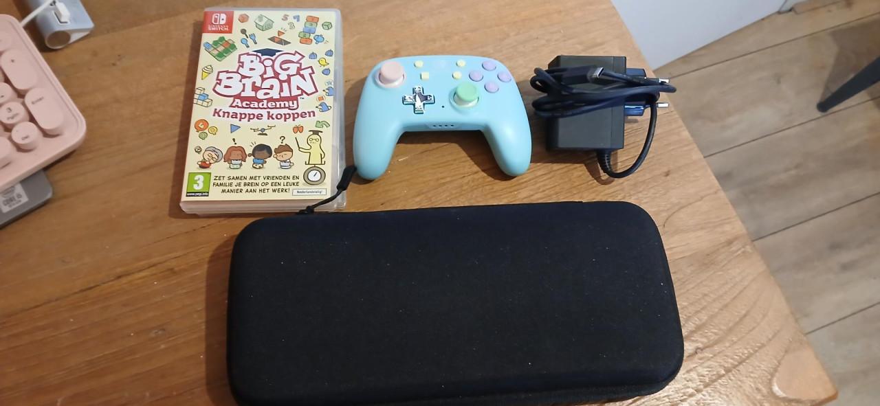 Nintendo Switch Lite Turquoise + controller, 2 games en accessoires 🎮