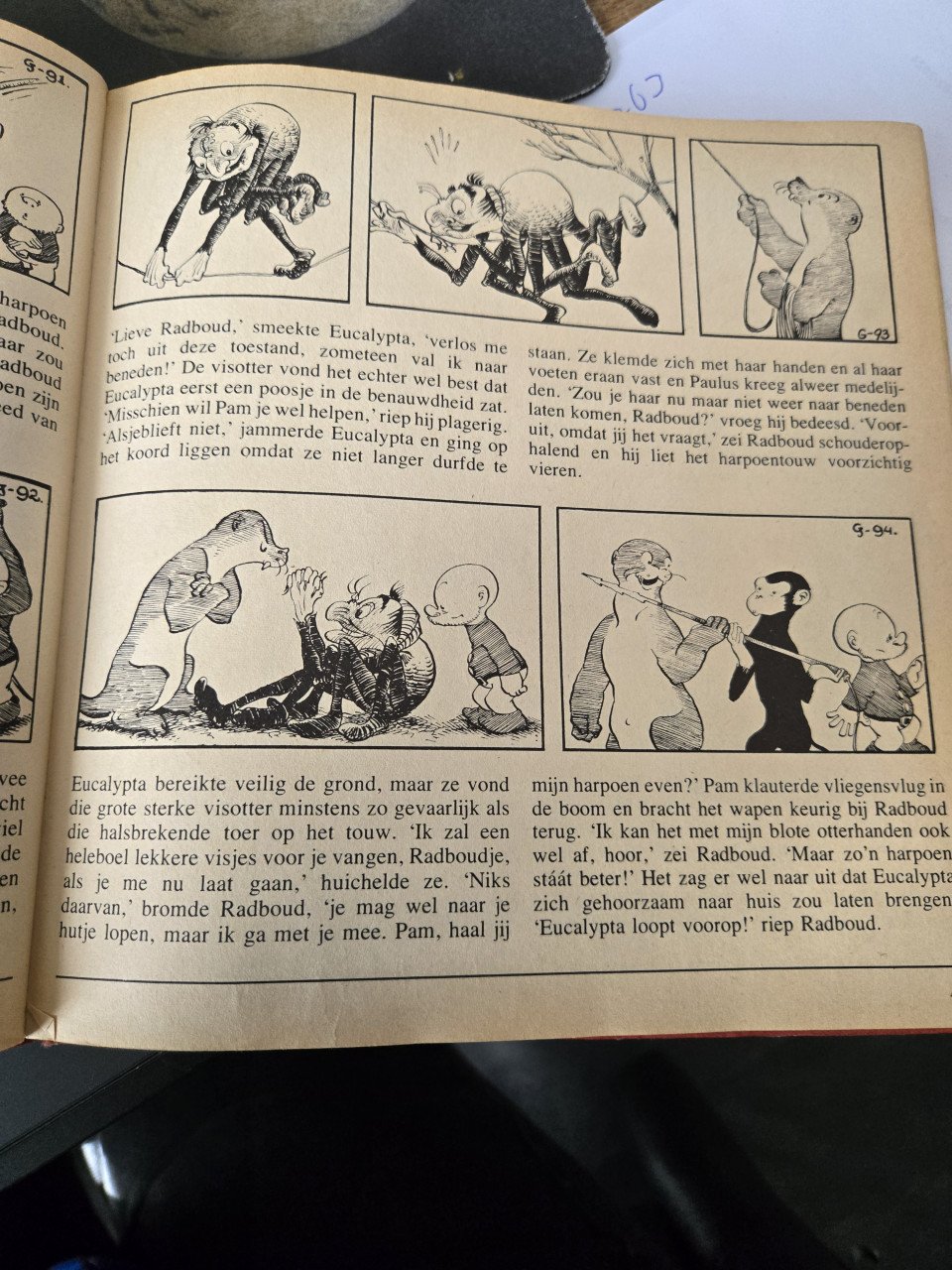 Paulus de Boskabouter; Het nachtpaard. Stripalbum10 Jean Dulieu 1975