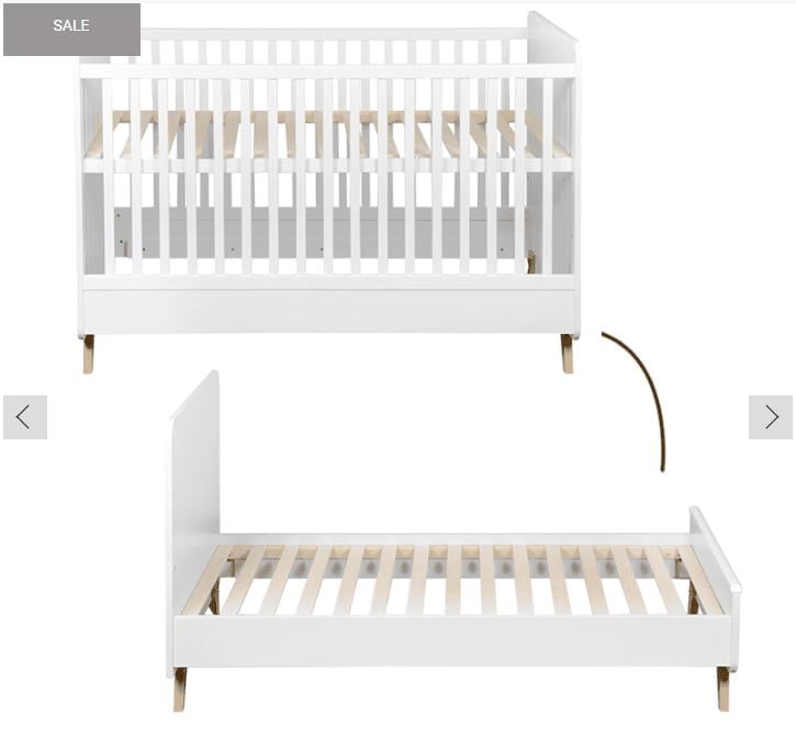 Wit meegroei ledikant 140 x 70 (Quax Loft)