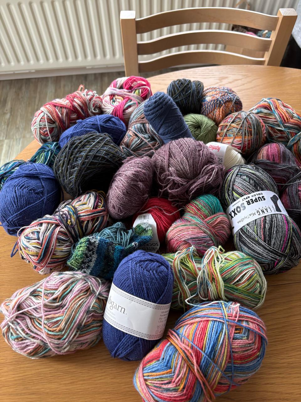 Sokkenwol 75% wol en 25% polyamide