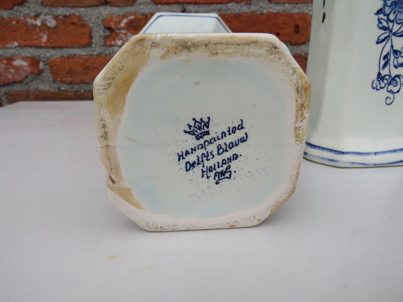 Schouwgarnituur delfts blauw