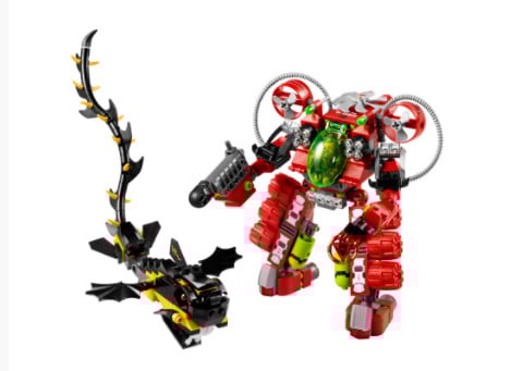 Lego Atlantis 8080: undersea explorer:.Transformer + Minifiguur