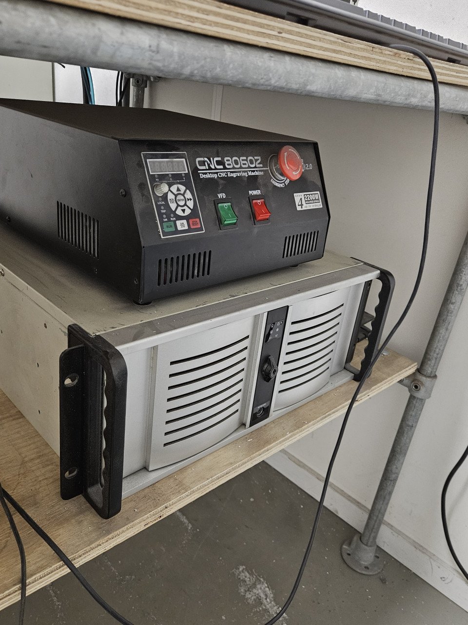 4 assige CNC Frees en Graveer machine