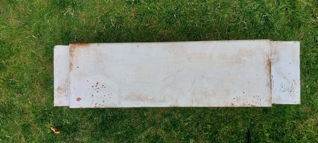 Waterdichte Aluminium Bloembak  L=90 x B=24x H=23  cm.