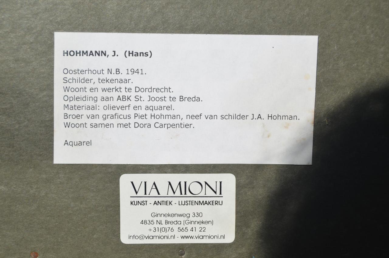 Aquarel 'Mosselschelpen' Hans Hohmann 2007