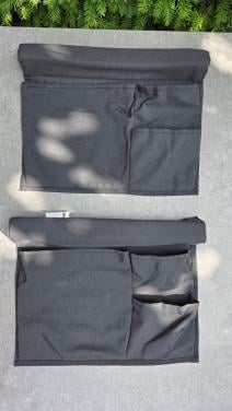 🏠 2 x Ikea Stickat zwarte bedzak / opbergzak / organizer