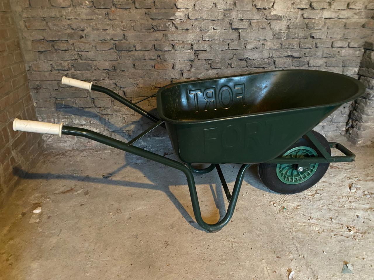 Altrad Fort Kruiwagen - Groen Metaal - 80 Liter