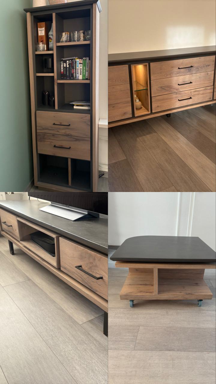 Henders & Hazal dressoir, salontafel, tv meubelmaker en boekenkast