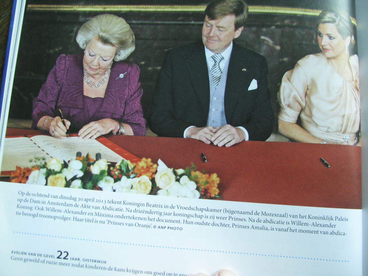 Boek, Mijn droom voor ons land van de Koning.