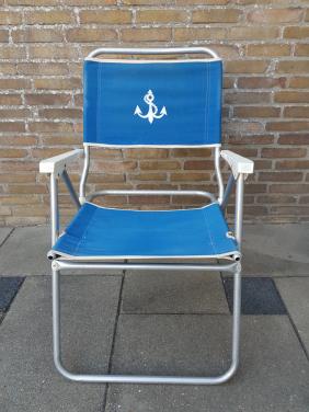 Opvouwbare vis/campingstoel met armleuningen