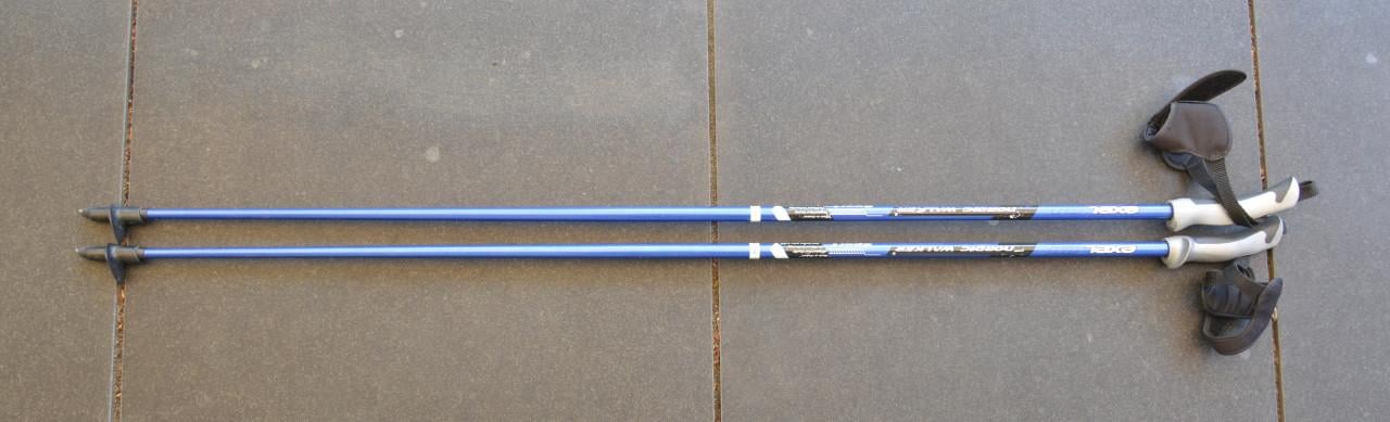 Nordic Walker stokken, Exel Sport, 125cm, Carbon
