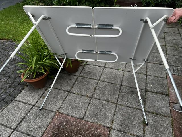Camping tafel wit