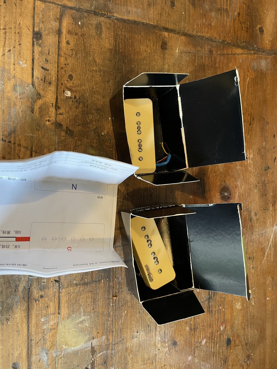 Wilkinson P90 pickups set