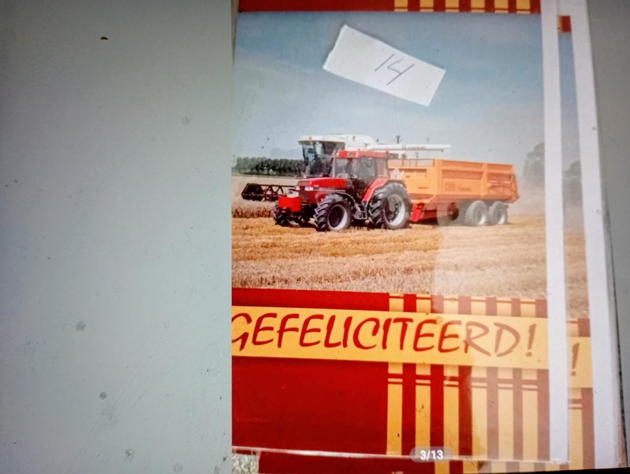 169 nieuwe felicitatiekaarten tractoren