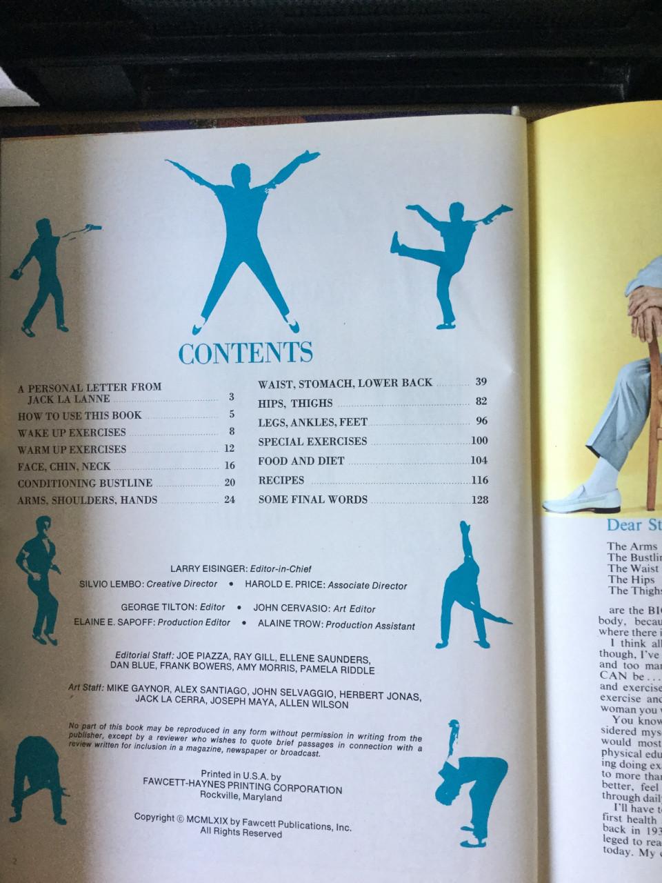 Jack La Lanne	Diet and exercise guide