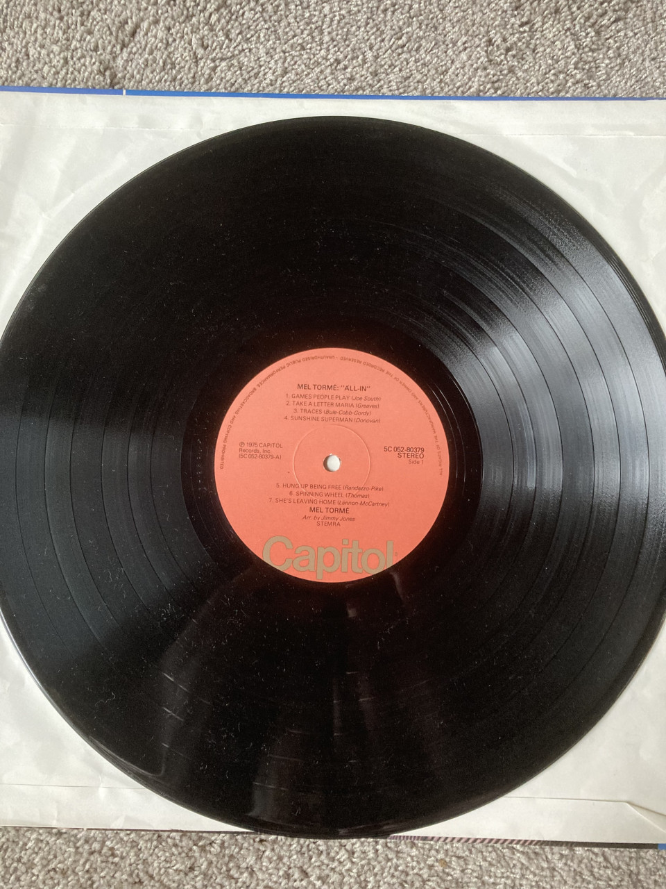 Vinyl LP Mel Torme All-in