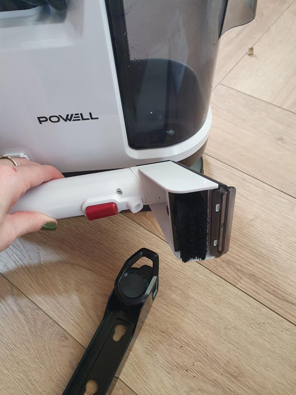 Witte Powell tapijtreiniger • bankreiniger • Vlekkenreiniger machine