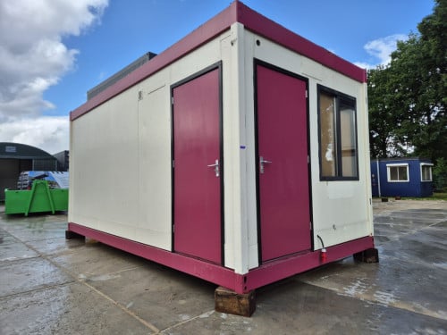 6x3m doucheunit / tijdelijke douchevoorziening /sanitairunit