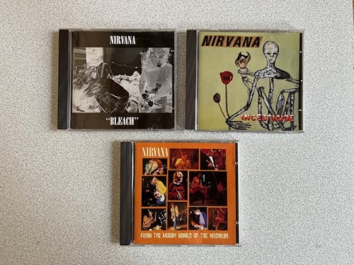3 cd's van NIRVANA