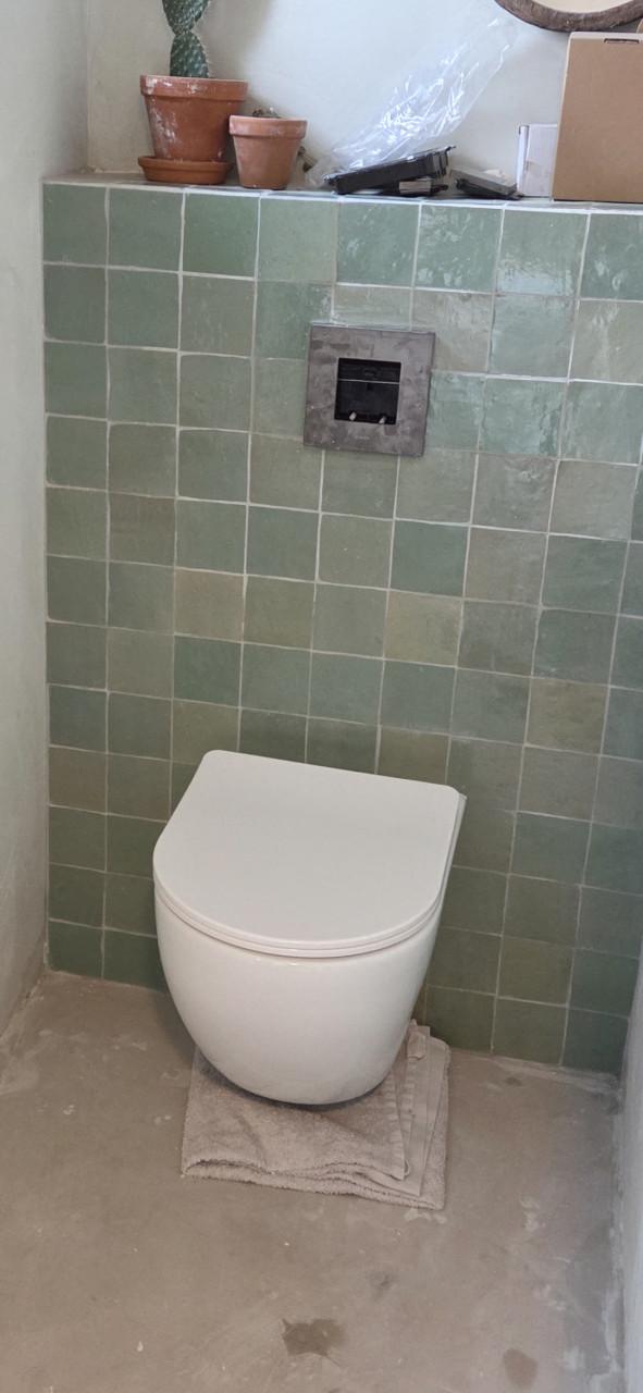 Handgemaakte zelliges alhambra vert clair 10x10