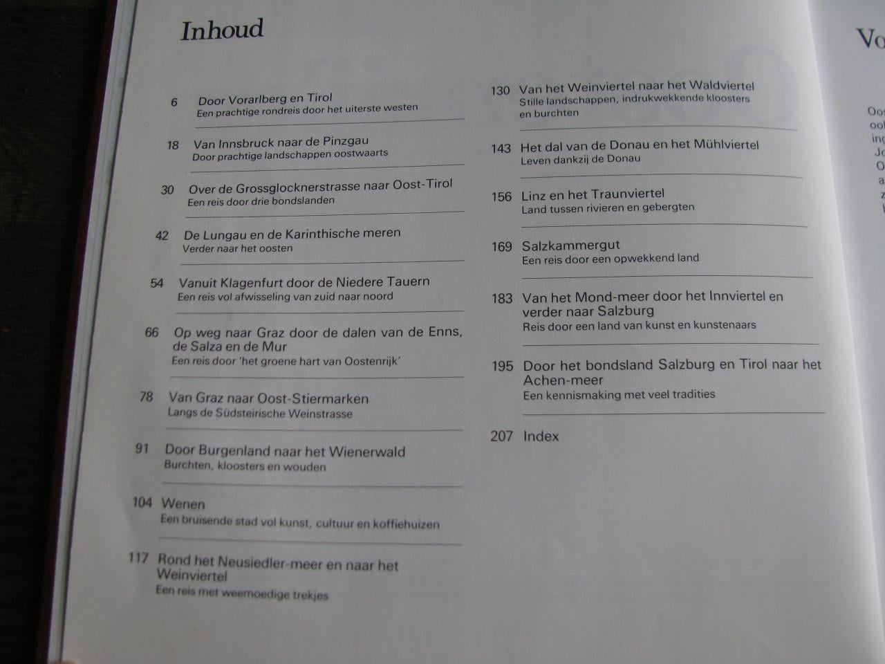 Boek over Oostenrrijk.