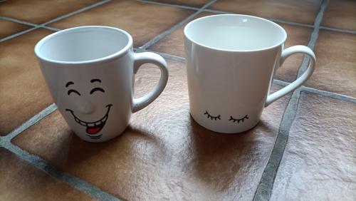 2 Leuke mokken. 1 Voor haar en 1 voor hem.