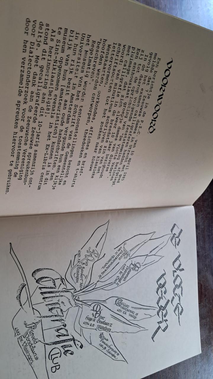 Boeken zeeland Dialect op Walcheren – E. J van den Broecke – de Man en A. F